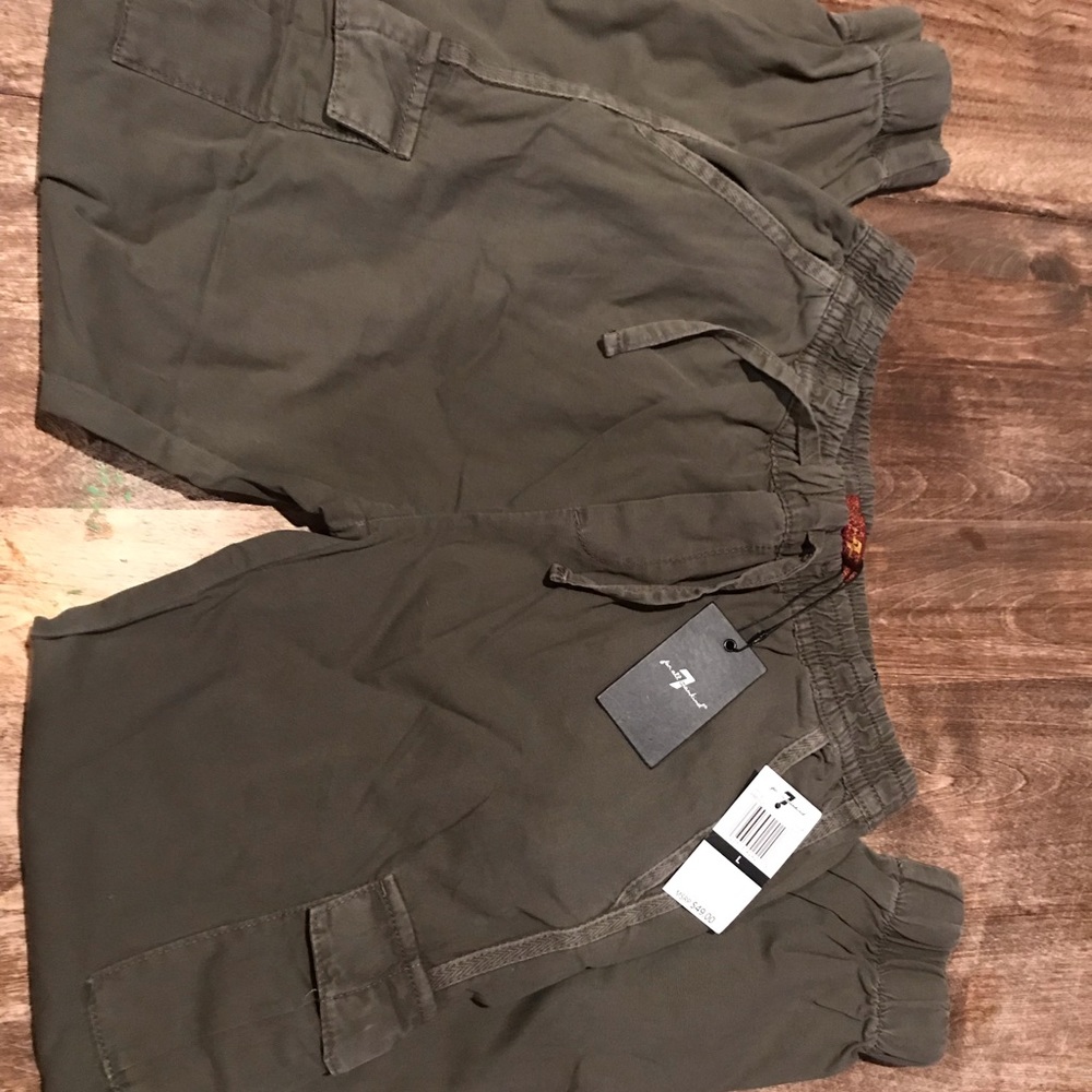 Boys Olive Skinny Fit Pants